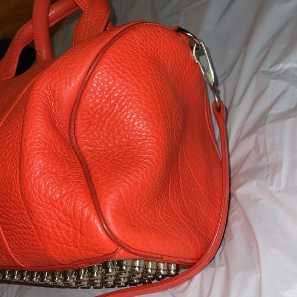 Alexander Wang Red Leather Crossbody Bag. Rocco Bag Large Red Leather Bag - Picture 5 of 10